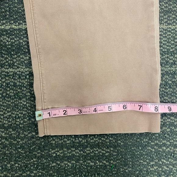 SPANX STRETCH TWILL CROPPED WIDE LEG PANT Size XS Light Cedar Color - Picture 10 of 13